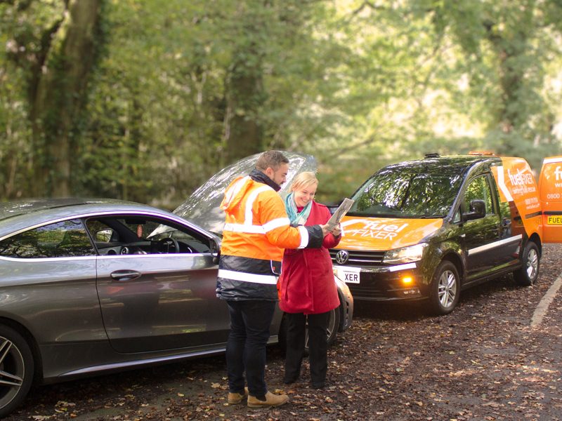 Wrong Fuel In The Car technician covering Abbotsley